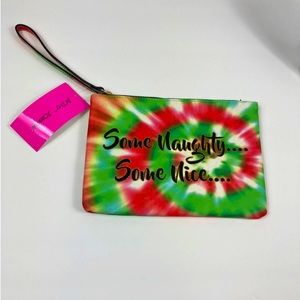 Betsey Johnson Tie/Dye clutch